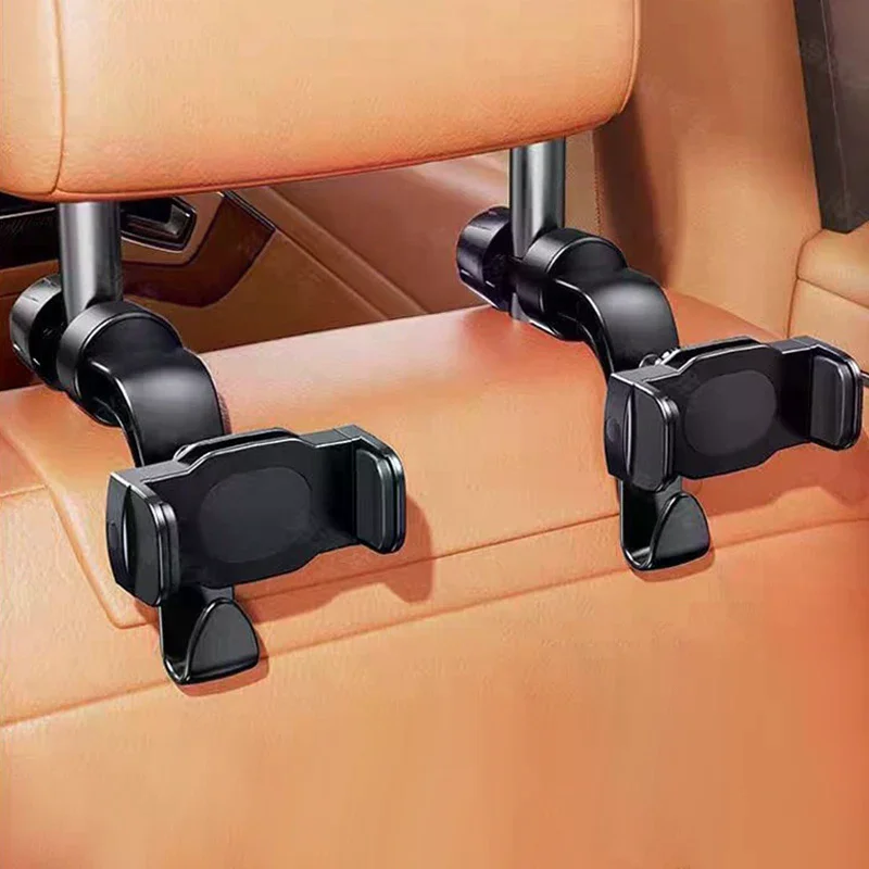 Suporte multifuncional para celular e banco traseiro de carro, suporte para tablet com rotação de gancho, encosto de cabeça para carro, suporte para t