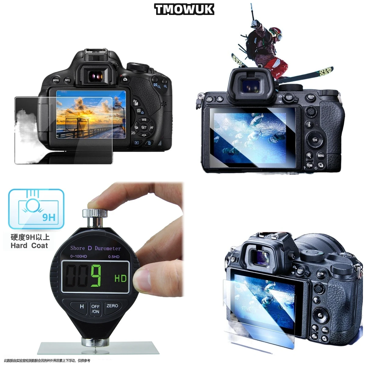 

For Nikon D3500 3300 3400 3600 3100 3200 K50, 9H Hardness LCD Protective Film, Anti-Scratch Guard.