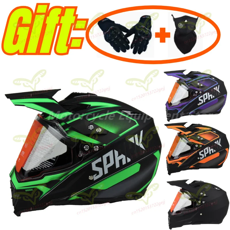 

2026 New Off-road Racing Moto Helmet Road Dual-use Helmet Four Season Rally Helmet Casco Moto Full Face Safety Cascos Para Moto