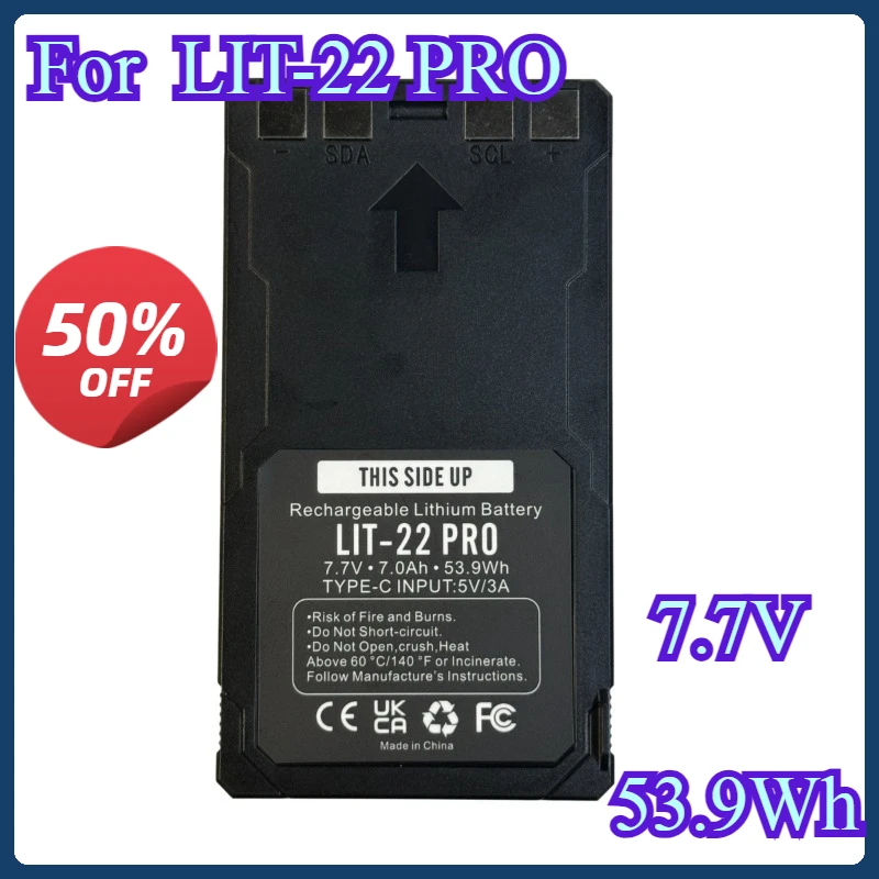 

Replacement Battery for LIT-22 Hunting Trail Camera Compatible with SPYPOINT Flex-M, Flex G-36, Flex-Plus, Flex-S
