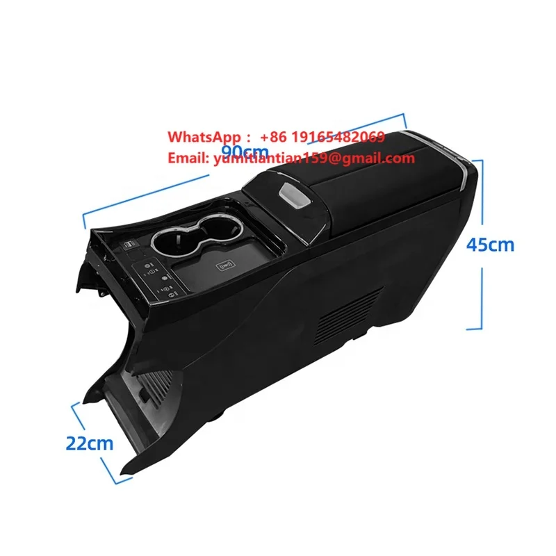 Huichaung Hot Selling Custom Car Center Armrest Rotatable Box Storage Box With Cup Holder Interior Console for Honda Elysion
