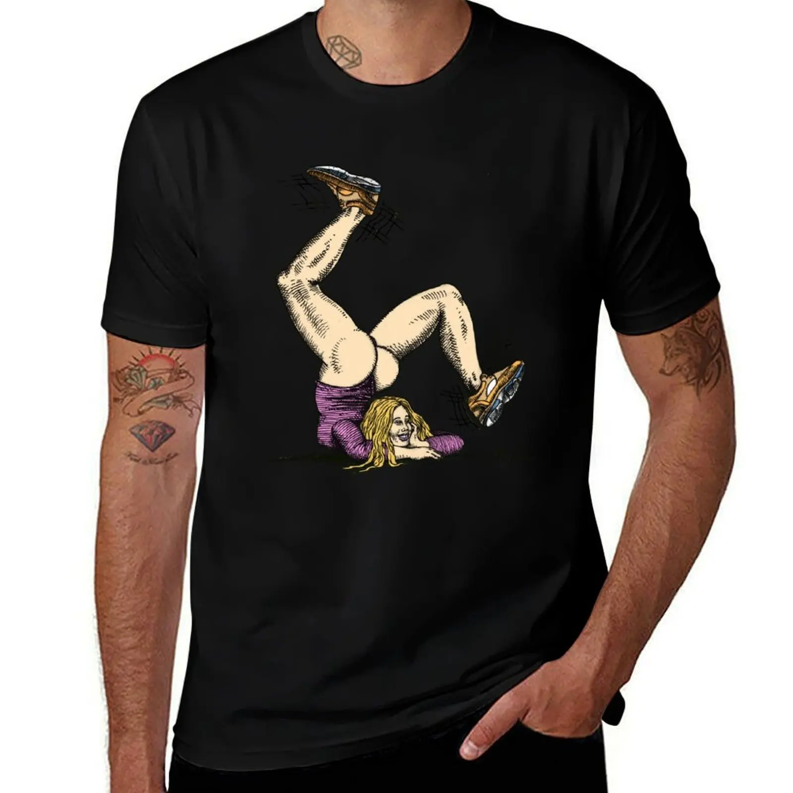

CONTORTION T-Shirt oversizeds Funny t-shirts boys animal print vintage mens graphic t-shirts pack