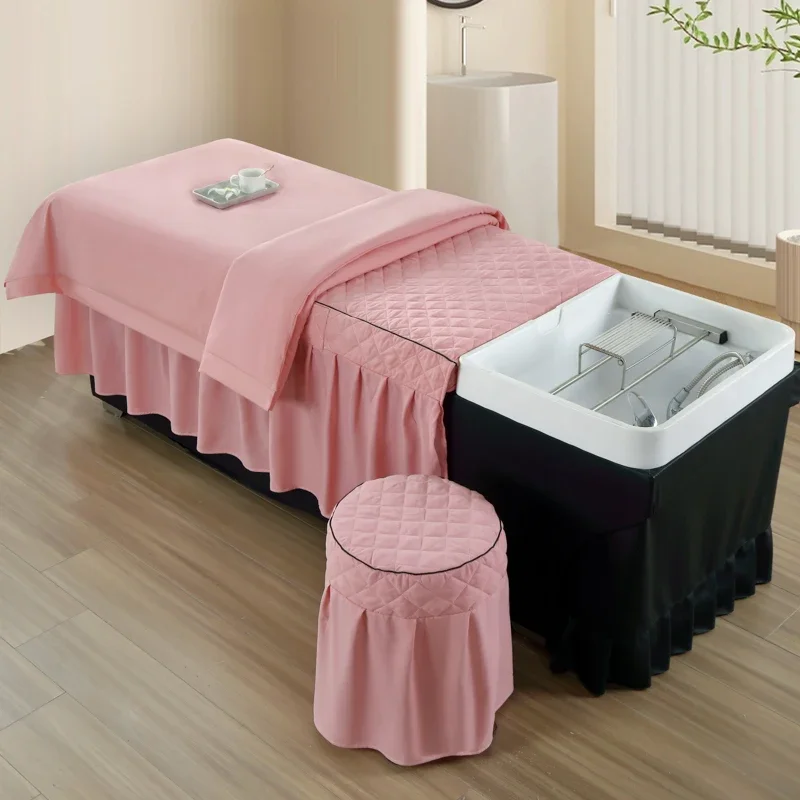Head Washing Hairdressing Bedspread Barbershop Beauty Salon Hair Salon Thai Massage Bedspread Skin-Friendly SPA Bed Cover