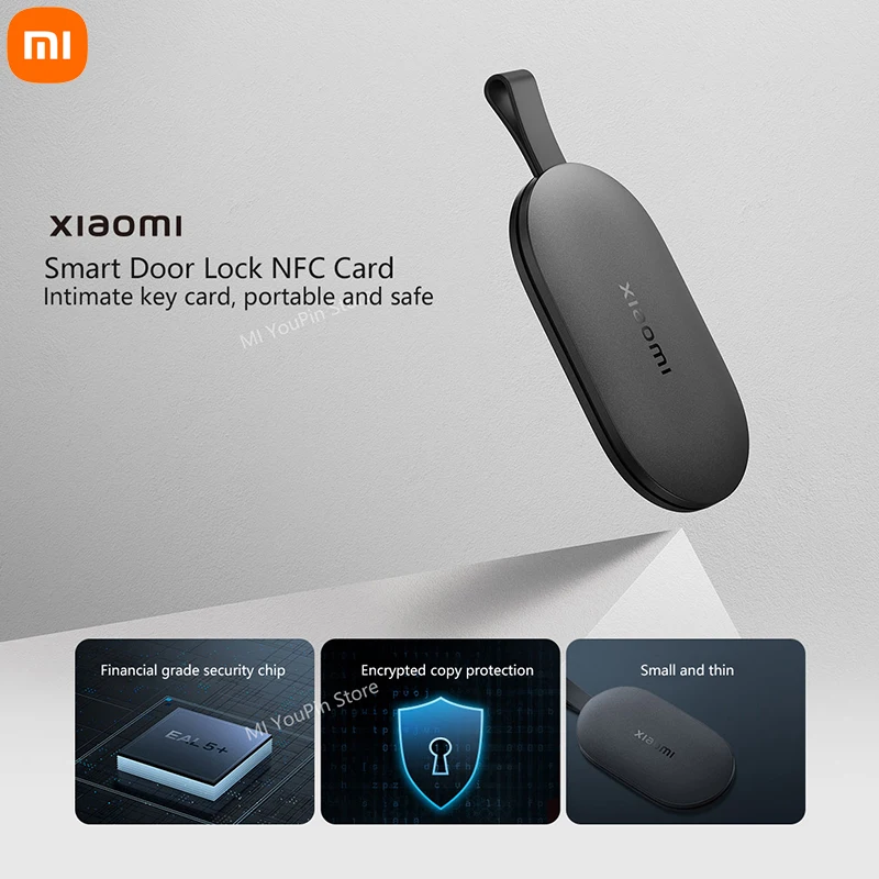 Global Version Xiaomi Smart Door Lock NFC Card Supports Smart Door Locks In Xiaomi NFC Function Control for Home Security