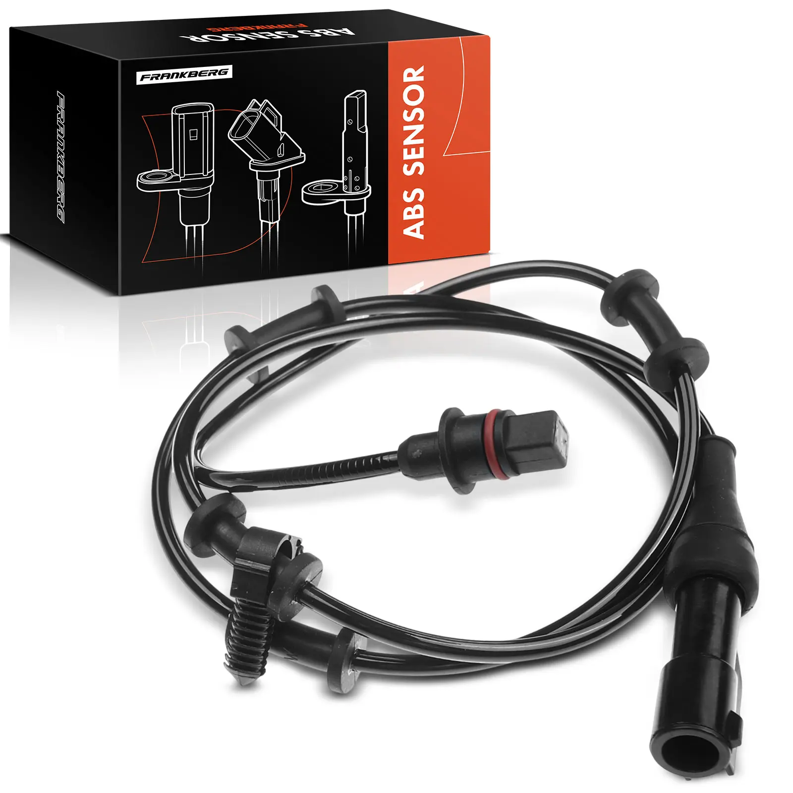 Frankberg 1x ABS Sensor Vooras Links Rechts voor Jaguar XF CC9 XF Sportbrake X250 XJ XK XK8 C2C13785