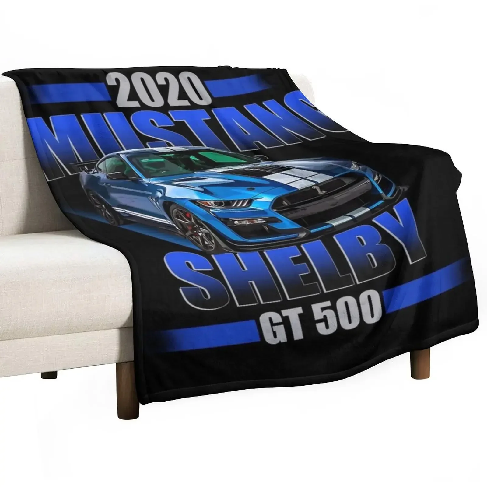 

2020 Shelby GT 500 Throw Blanket Furry decorative For Baby Blankets