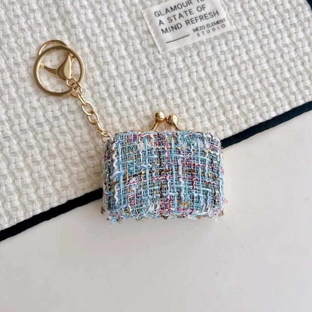 Kiss Lock Closure Jewelry Storage Pouch Mini Multi-Use Jewelry Box Portable Colorful Pattern Jewelry Organizer Bag Women