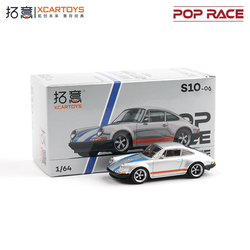 

TaoYi Alloy Blue Racing Car Model Scenic Display Ornament 1/64 Scale Decorative Item For Collectors Non-Radio Controlled