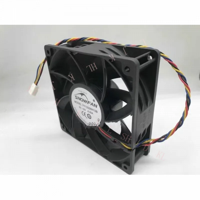 

N НОВЫЙ охлаждающий вентилятор для SNOWFAN YY12038H12B DC12V 4.35A
