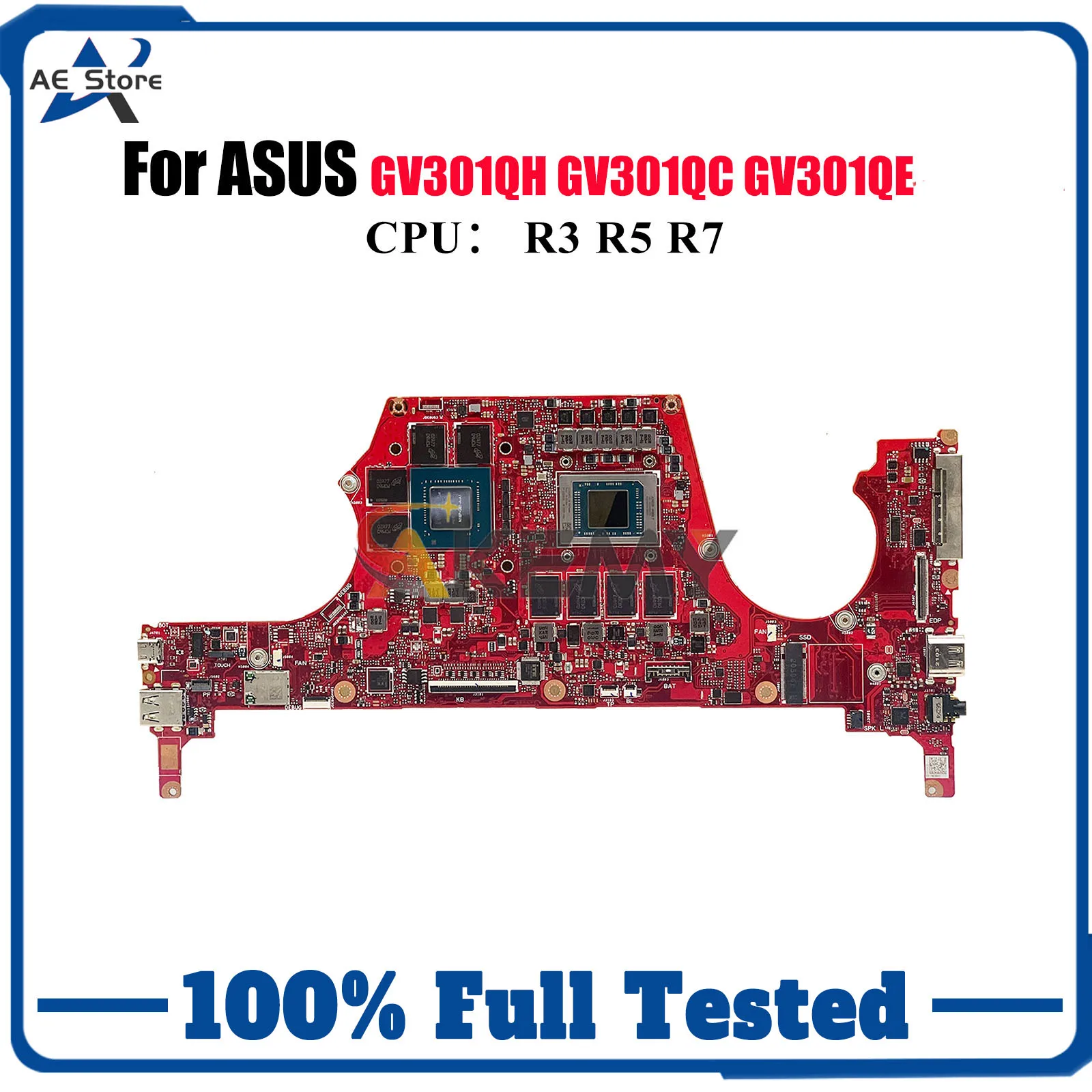 

GV301QH Laptop Motherboard For ASUS ROG GV301QC GV301QE GV301QH GV301Q Notebook Mainboard With R3 R5 R7 CPU 100% tests OK stk