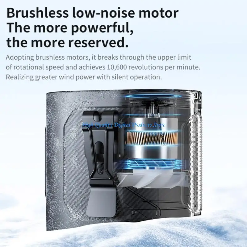 U2JE 6000 mAh Cinturón montado en correa 100 velocidad Personalización clip plegable Tipo C Puerto carga rápida para