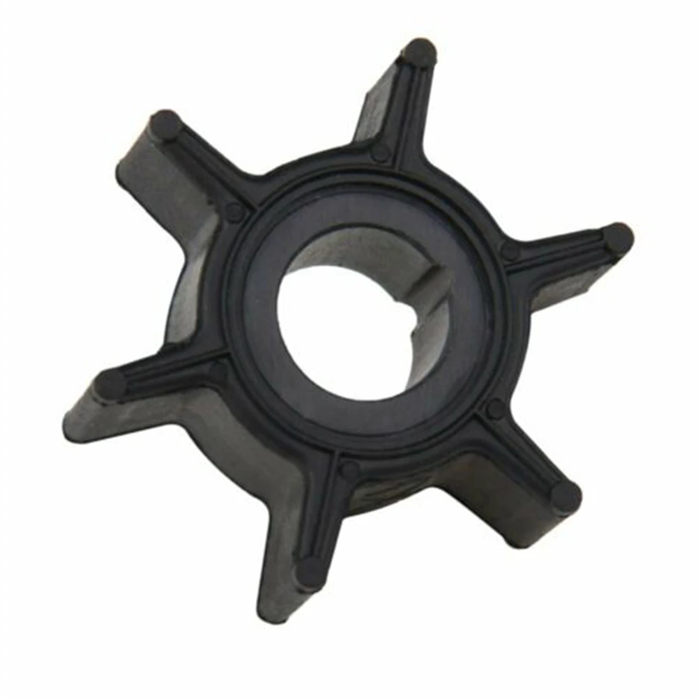 Impeller Water Pump For Tohatsu Motor Parts Replacement Rubber Black For Tohatsu/Mercury/Sierra 1Pieces 6 Blades