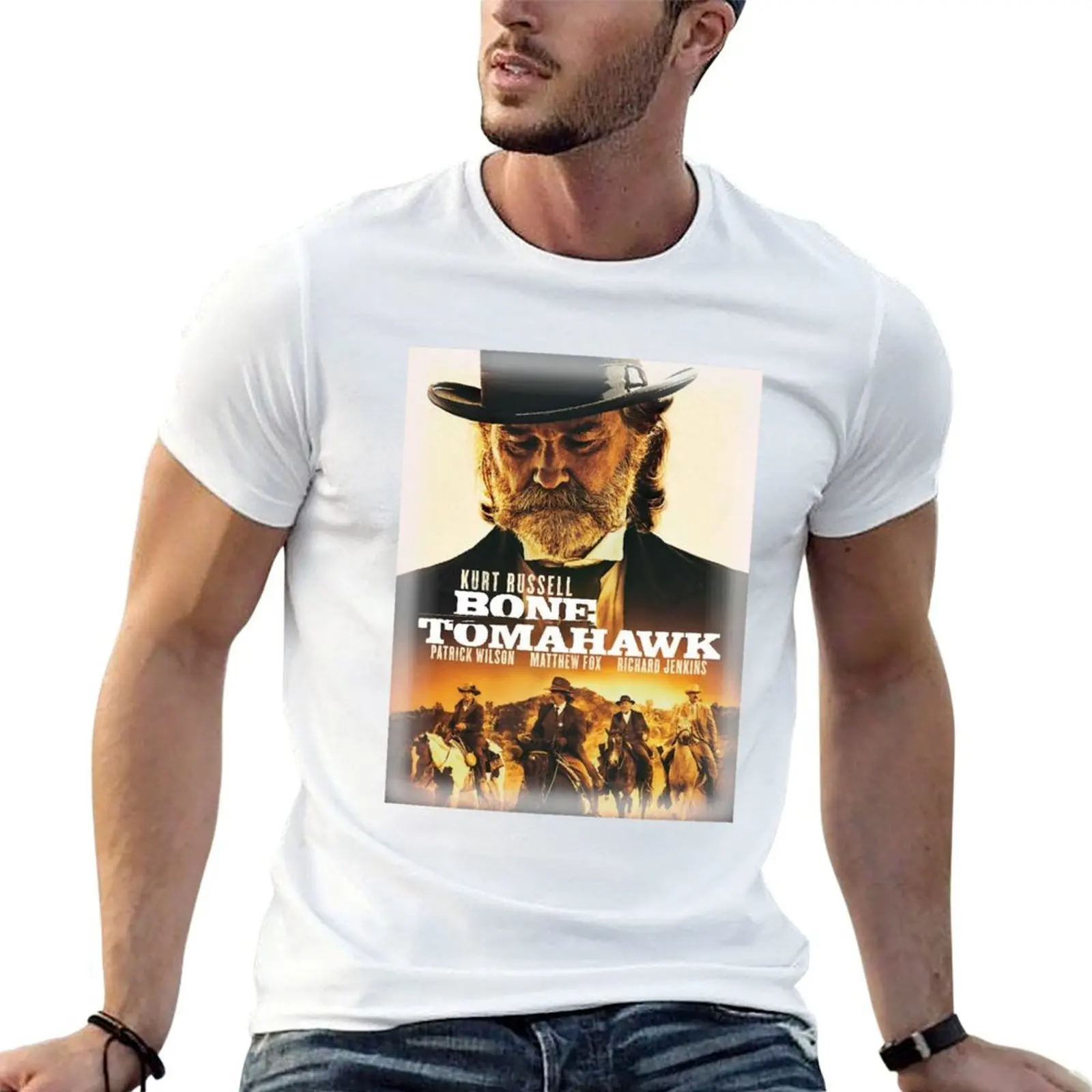 Bone Tomahawk T-Shirt anime t shirts graphic t shirt vintage Men's t-shirt