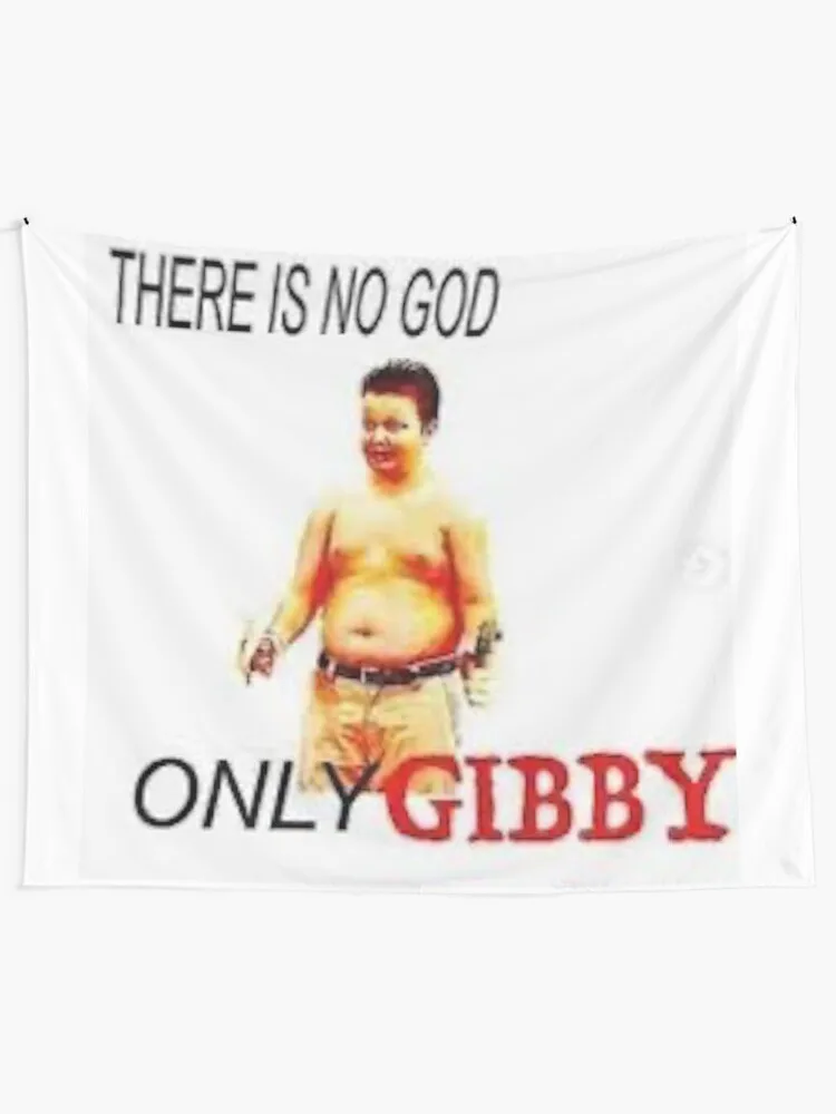 There is No God Only Gibby Tapestry Decorative Paintings Aesthetic Room Decor