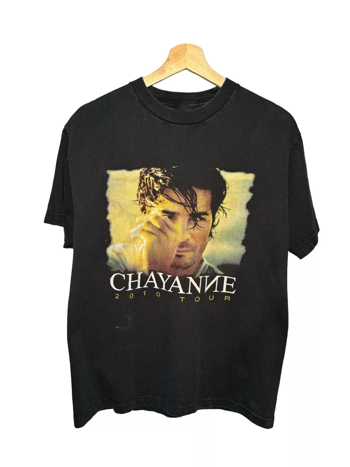 Vtg Chayanne No Hay Imposibles Tour Cotton Black S-5XL Unisex T Shirt AA1181