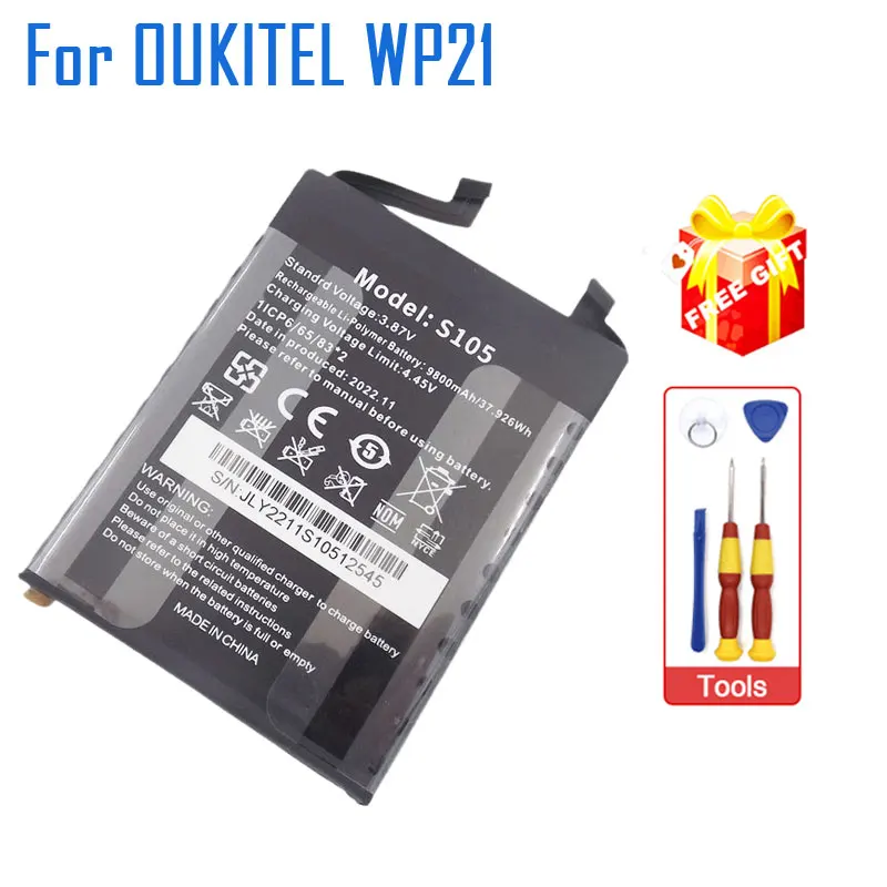 OUKITEL WP21 Battery New Original Battery Inner Built Cellphone Battery Accessories For Oukitel WP21 S105 Smart Phone