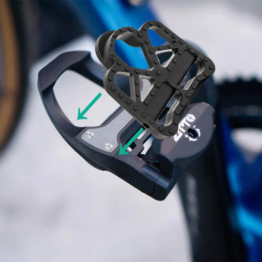 ZTTO Road Bike Pedal Adapter SPD KEO System Pedals Converter Bicycle Clipless Pedal Platform Adapter Road Pedal Parts