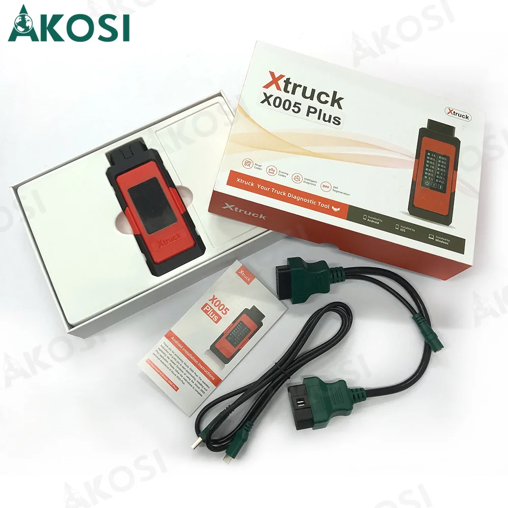 Xtruck X005 plus Intelligent Diagnosis ECU Quick Flashing post-processing diagnosis vehicle type system support Sinotruck