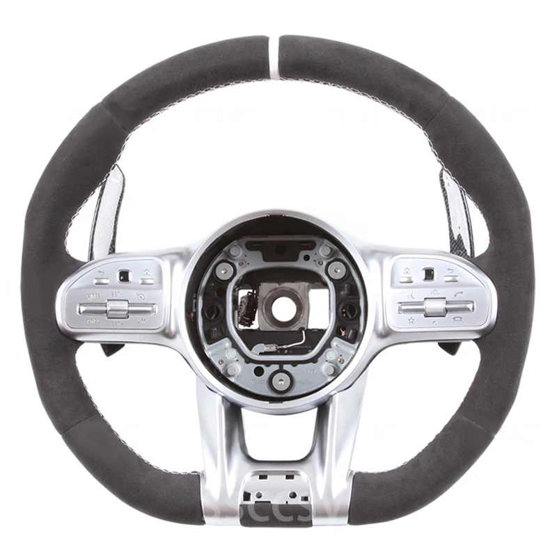 Руль из алькантары подходит для автомобиля Mercedes Benz W205 C63 A45 CLA GLA CLA GLC CLS Руль из алькантары подходит для автомобиля Mercedes Benz W205 C63 A45 CLA GLA CLA GLC CLS