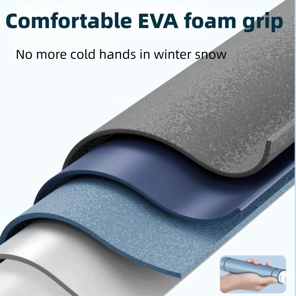 2 in 1 Car Snow Shovel 360° Rotation High Efficiency Ice Scraping Tool Multifunctional Labor-saving Car Snow Brush Snow Removal