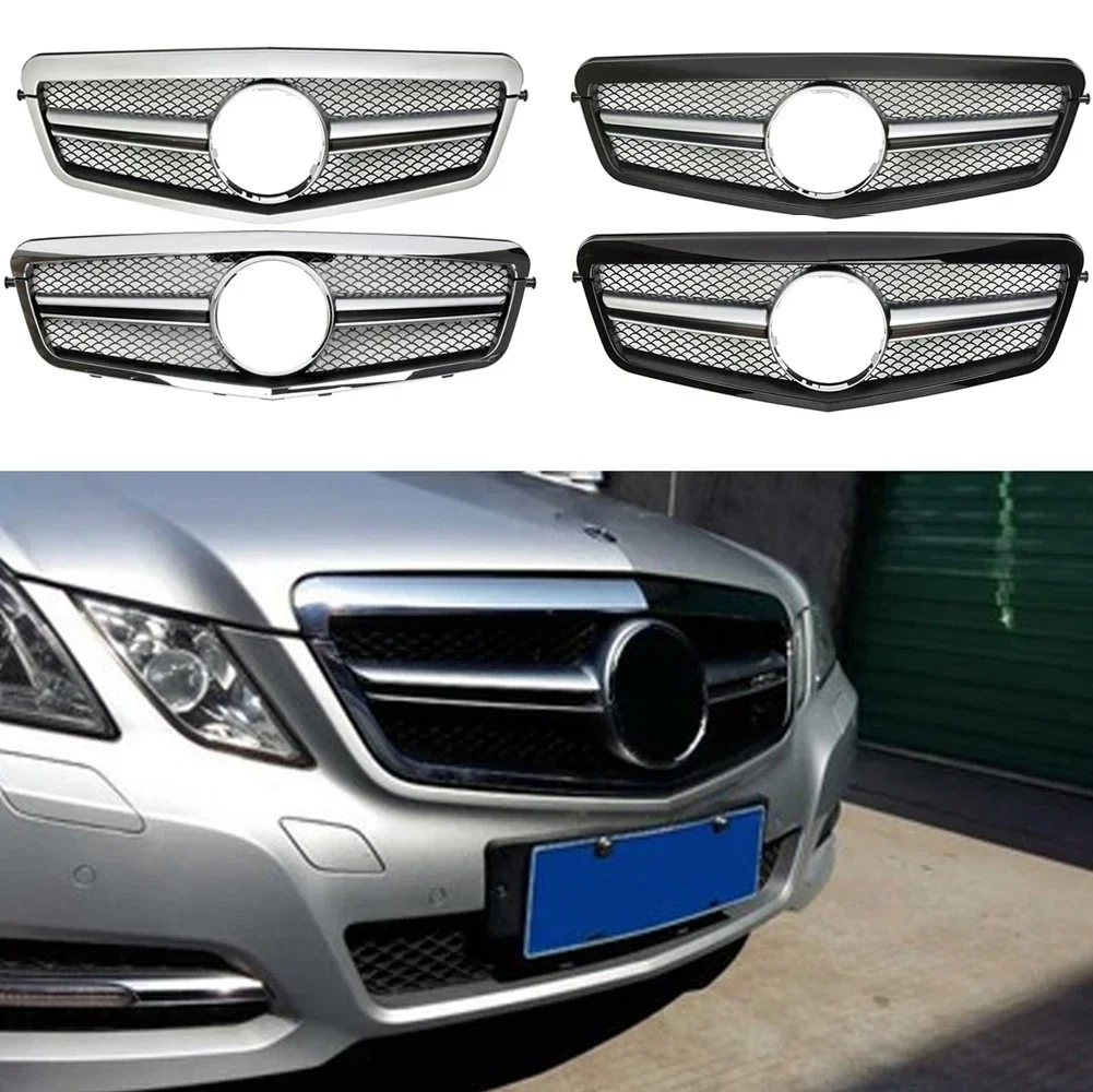 Car Front Racing Facelift Grilles Upper Bumper For Mercedes-Benz W212 E-Class E250 E280 E300 E320 E400 E430 2009-2013