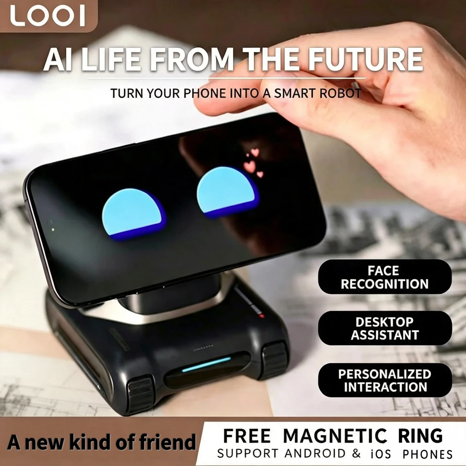 Looi Robot Smartphone Looi Robot ChatGPT Large Model English Voice