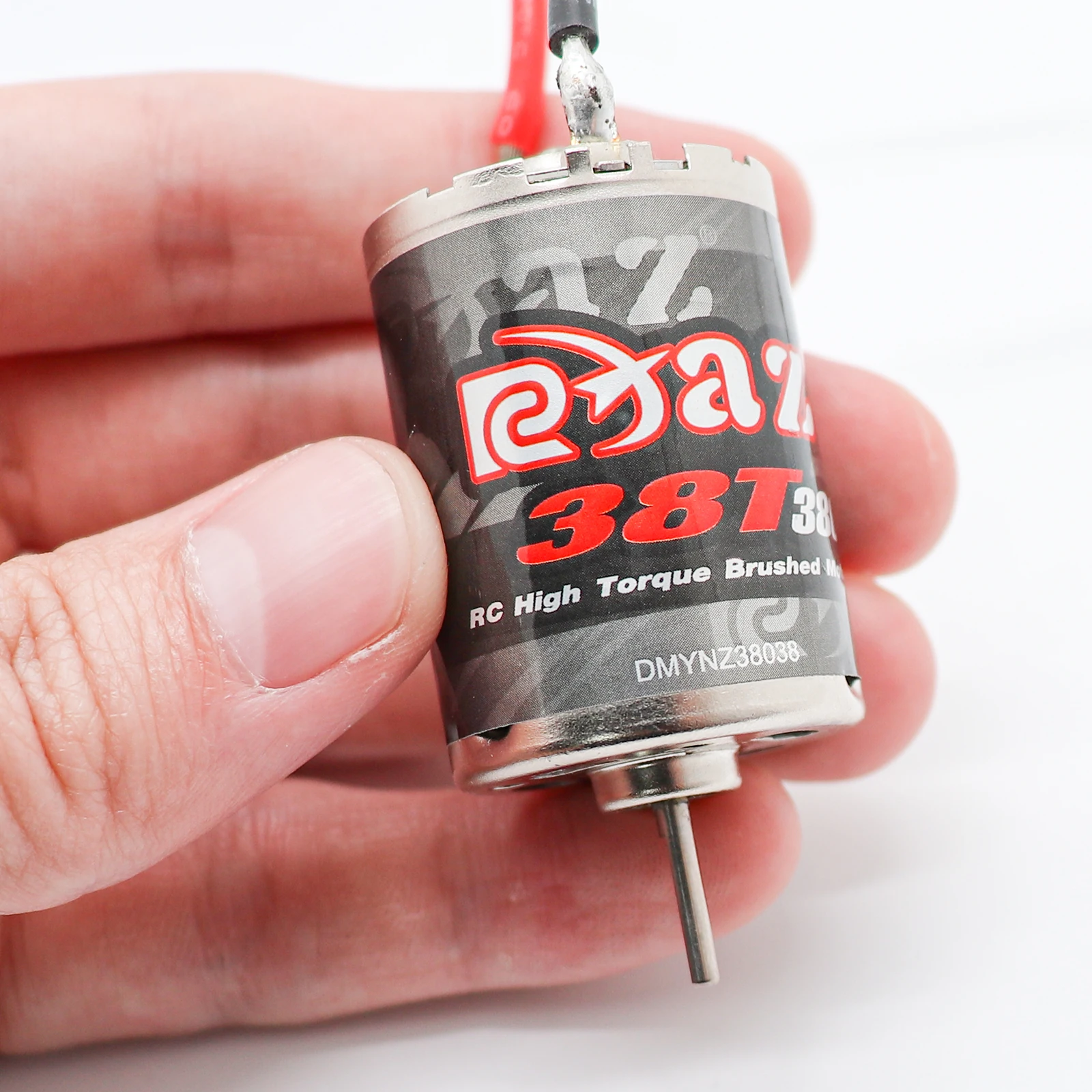 

RC Brushed Motor 380-38T Waterproof JST/Point Plug Stainless Steel High Torque For 1/18 1/16 RC Crawler