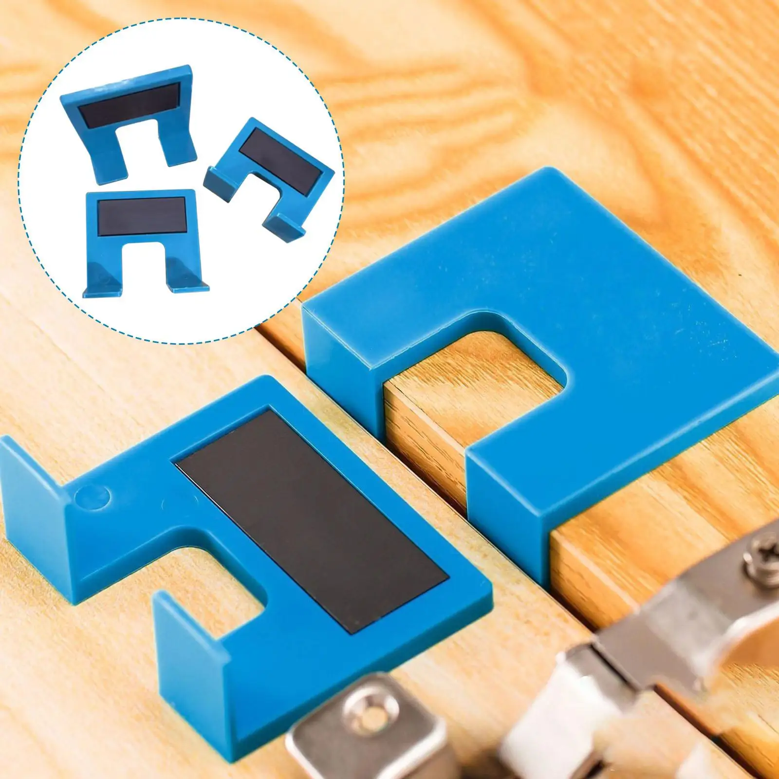 3 Pieces Hinge Installation Tool Hinge Mount Assistant Precision for Door Panel