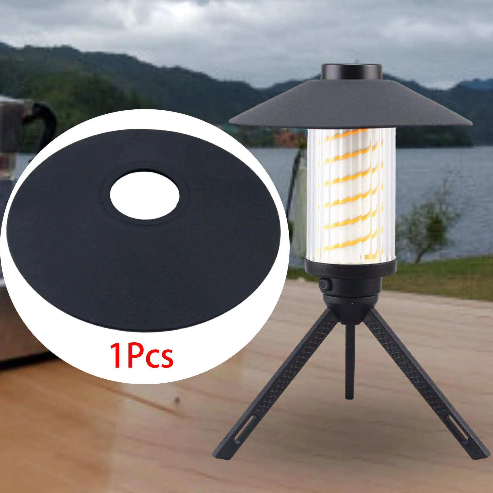 Camping Lamp Shade Lighting Accessory Lightweight Camping Tripod Light Cover Tent Light Cover for Hiking Travel Easy to Install