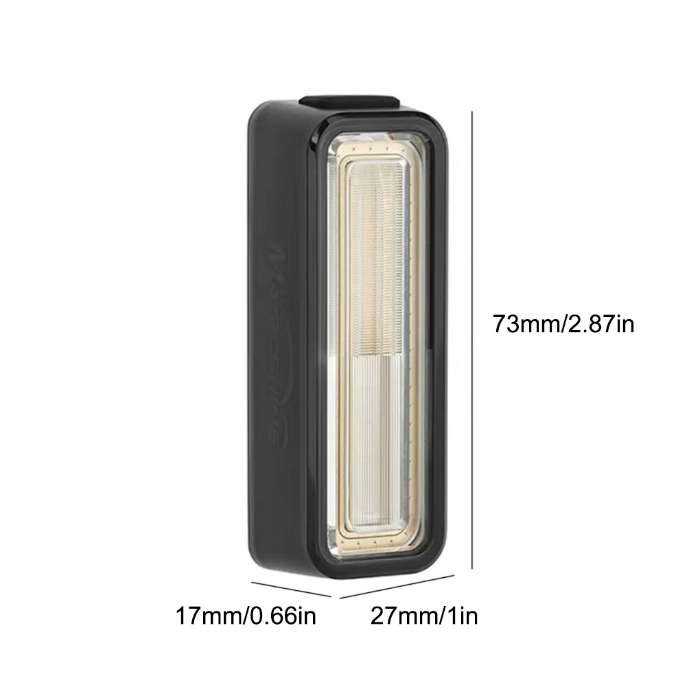 

2025 New ABS Bicycle Rear Light Power Display High Transparency IPX6 Waterproof Auto Brake Sensing Bike Tail Lights