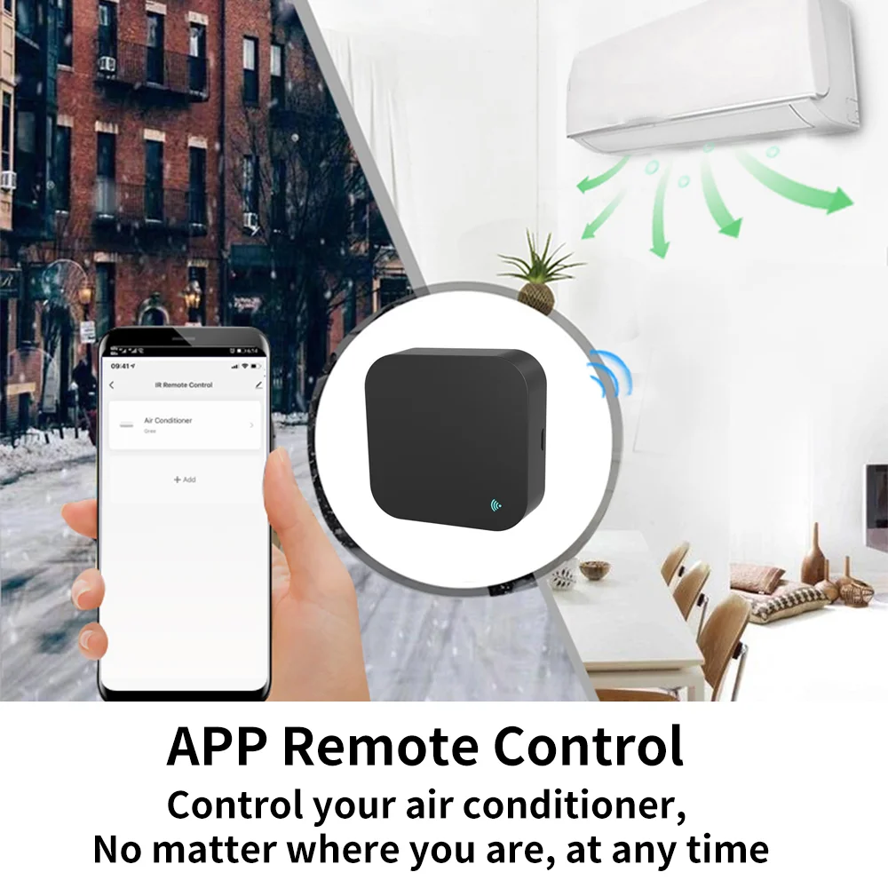 Tuya Smart RF IR Remote Control WiFi Version 315MHz 433MHz for Smart Home AC & TV Control Compatible with SmartLife Yandex Alexa