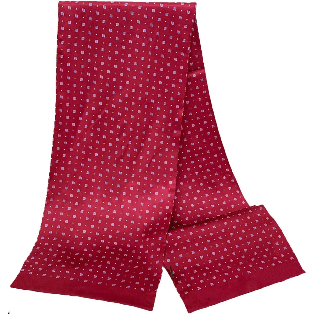 

FEIMANYUAN New Men's Real Silk Scarf Long Layer Neckerchief Pure Mulberry Silk For Men Fashionable Accessory