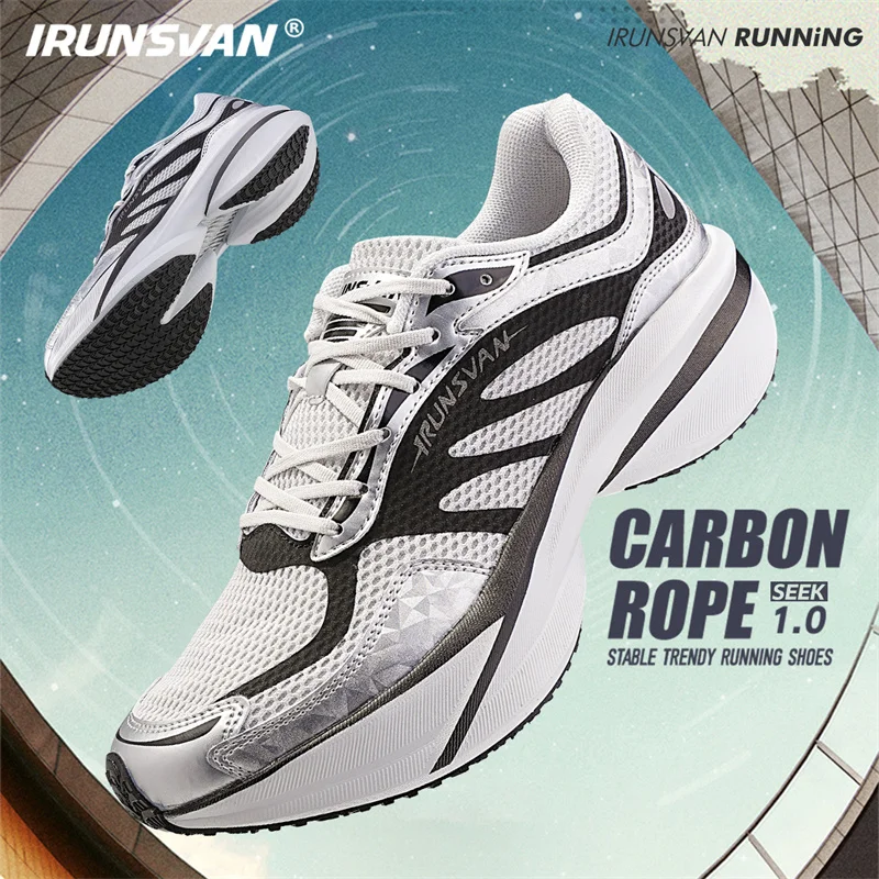 IRUNSVAN Platinum T400 Carbon Plate Running Shoes - Lightweight, Cushioned & Anti-Slip for Men & Women