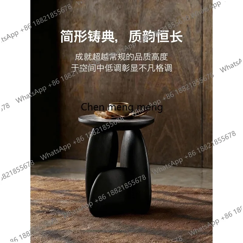 ash wood sofa corner table art designer second-hand small coffee table designer side table