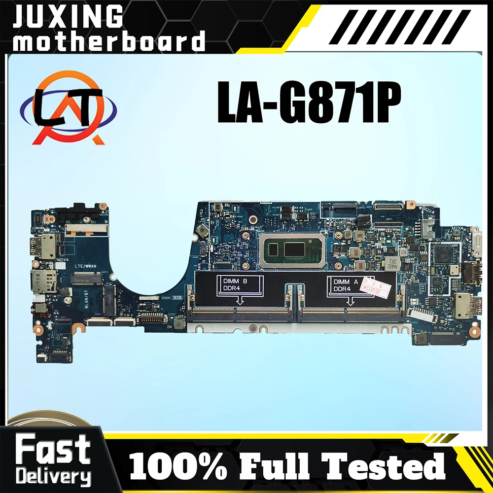 

LA-G871P для DELL Latitude 5400 LA-G871P, материнская плата для ноутбука i3 i5 i7, процессор, 100% протестированная материнская плата для ноутбука