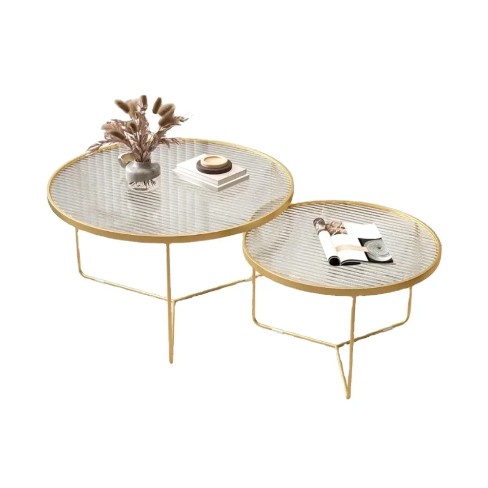 Transparent Round Coffee Tables Center Simple Cheap Modern Low Coffee Tables Small Entryway Muebles De La Sala Home Decoration