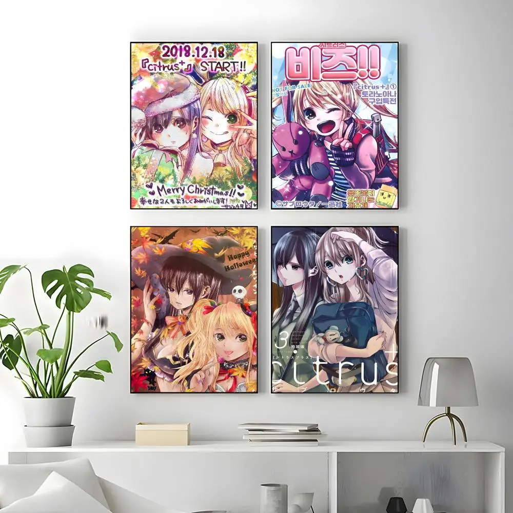 GL Anime Hot C-Citrus Poster Poster High Quality Wall Art for Home Office Bedroom Living Room Perfect