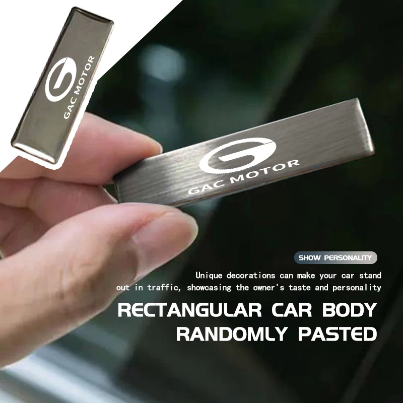 Para GAC MOTOR estilo de coche cuerpo pegatina para maletero insignia accesorios de decoración automática Aion S Aion Y AION V Trumpchi GS3 GS4 GS5 GS8 M8