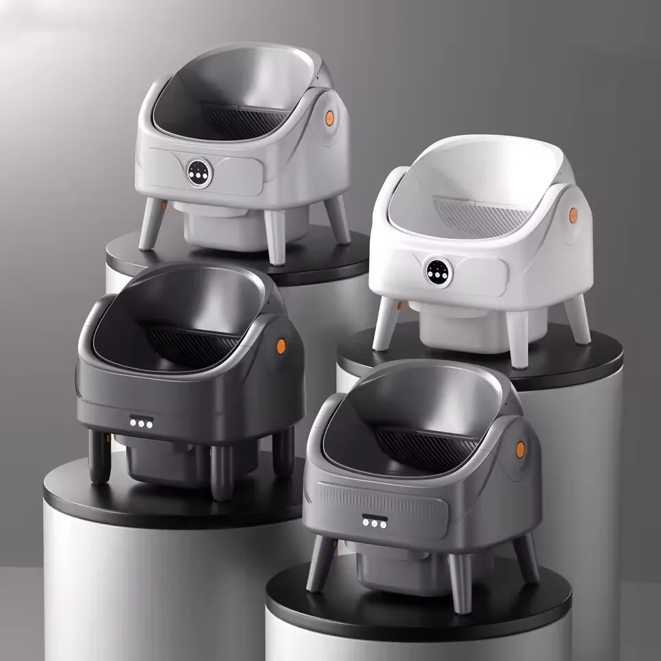 Eco-Friendly Odor Control Cat Litter Tray Large Capacity 68L Triple Lifting Handles Easy Clean Design Square PP+ABS Bulk