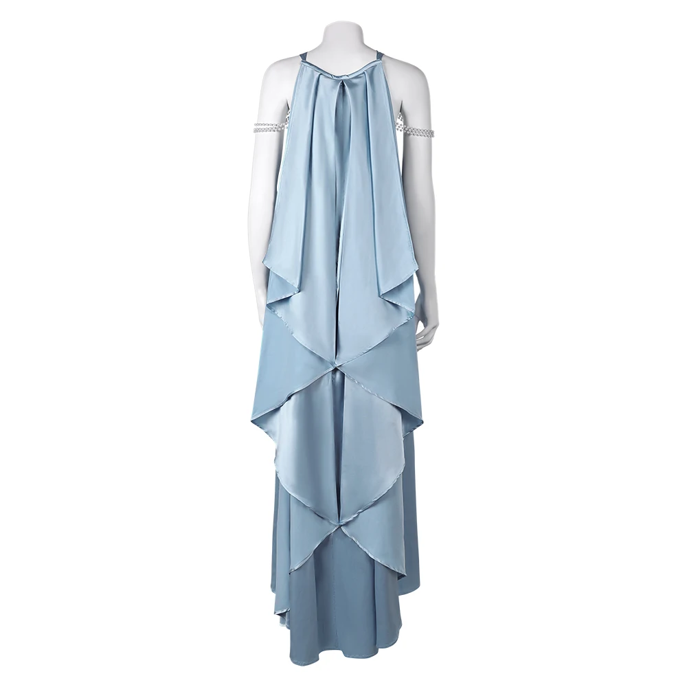 Padme Cosplay Nightgown Fantasia Costume Night Dress Disguise For Female Women Adult Halloween Carnival Party Suit