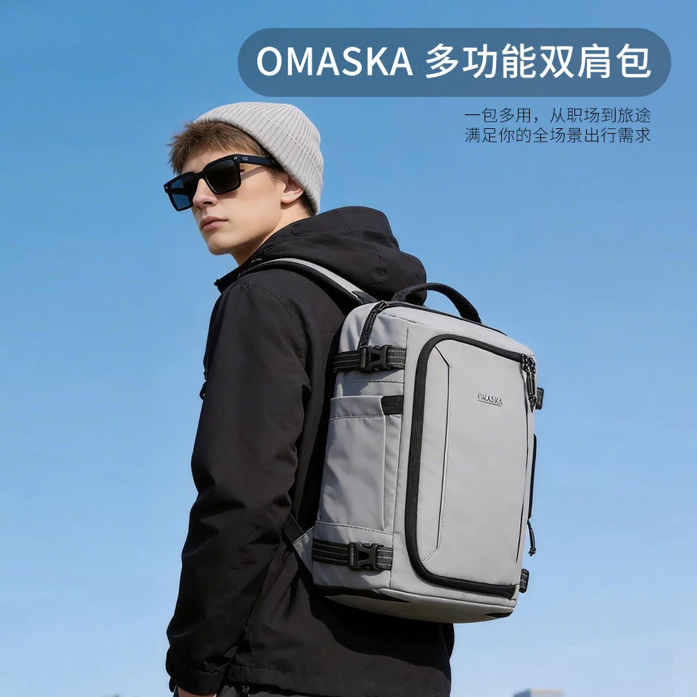 Large Capacity Business Laptop Backpack,Travel Business Trip Luggage Bag for Men Women,Carry-On Daypack with USB Port