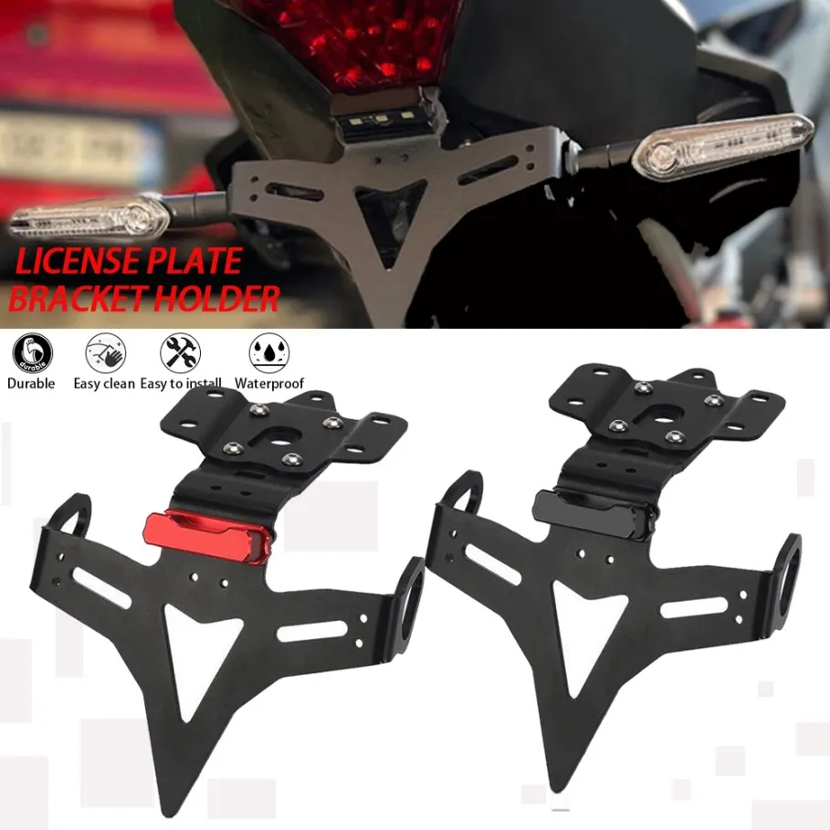 

2022 2023 MT 07 MT07 For Yamaha MT-07 FZ-07 Tail Tidy 2013-2021 Moto Cage Rear Fender Registration Bracket License Plate Holder