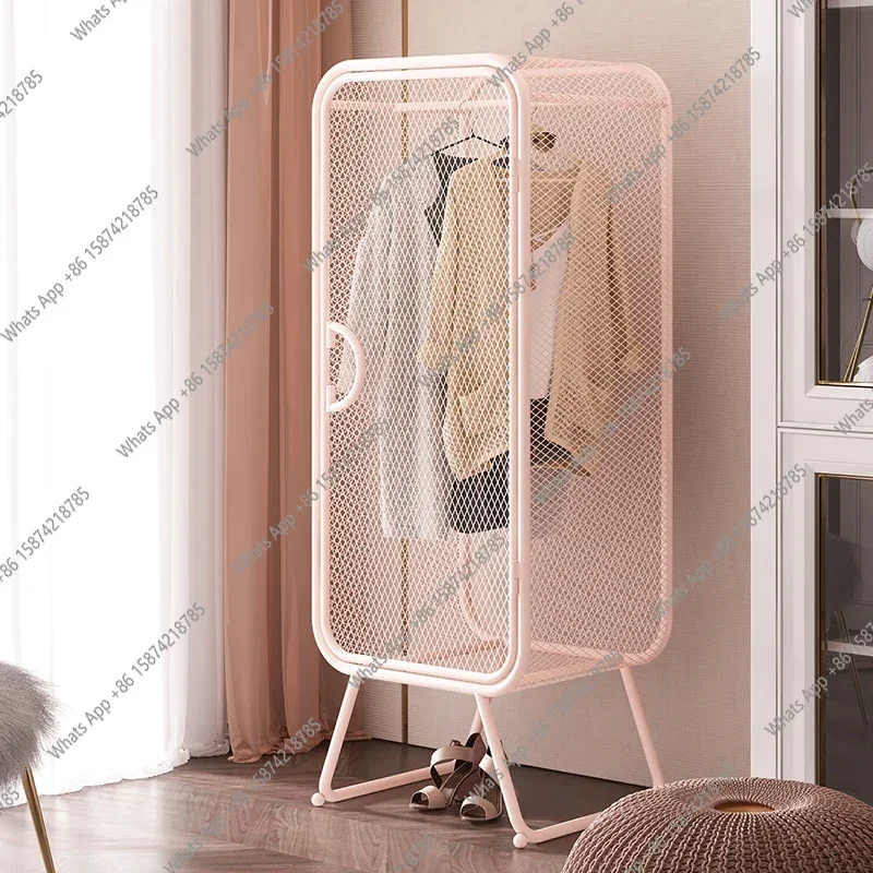 

X Garden Portable Wardrobe Cube Modern Minimalist Nordic Jewelry Wardrobe Cabinet Shelf System Metal Armario Salon Furniture