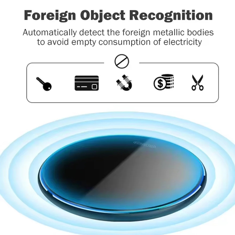30W Wireless Charger for IPhone17 16 15 14 13 12 Samsung Xiaomi Phone Chargers Induction Fast Charging Dock Station
