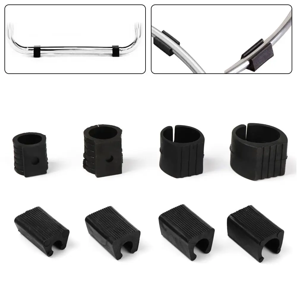 10pcs Glides Anti-front Tilt Non-slip U Shaped Chair Leg Pad Tube Caps Pipe Clamp Damper Stool