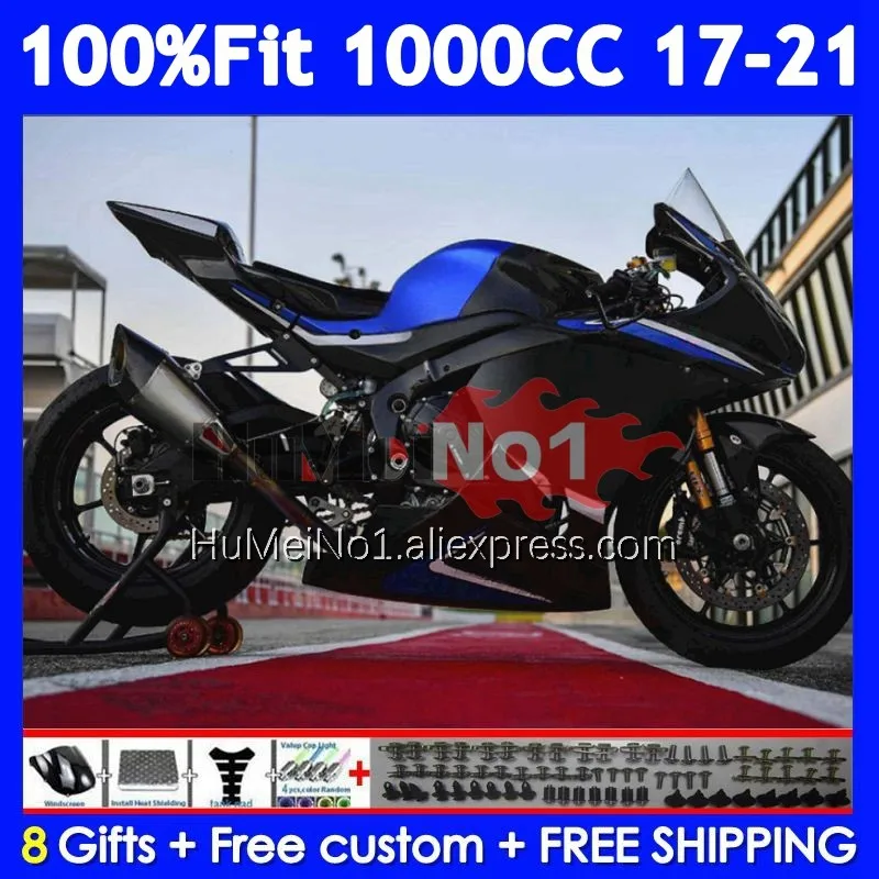 Injection For SUZUKI GSXR1000 GSXR 1000 L7 122No.172 K17 GSXR-1000 17 18 19 20 21 2017 2018 2019 2020 2021 Carbon black Fairings