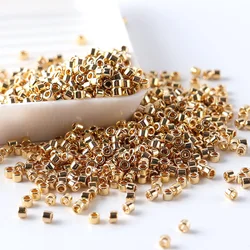 10g tube Miyuki Delica Japan Imported Seed Beads Metallic Color 11/0 Glass Seed Beads are suitable for all kinds of DIY handmade