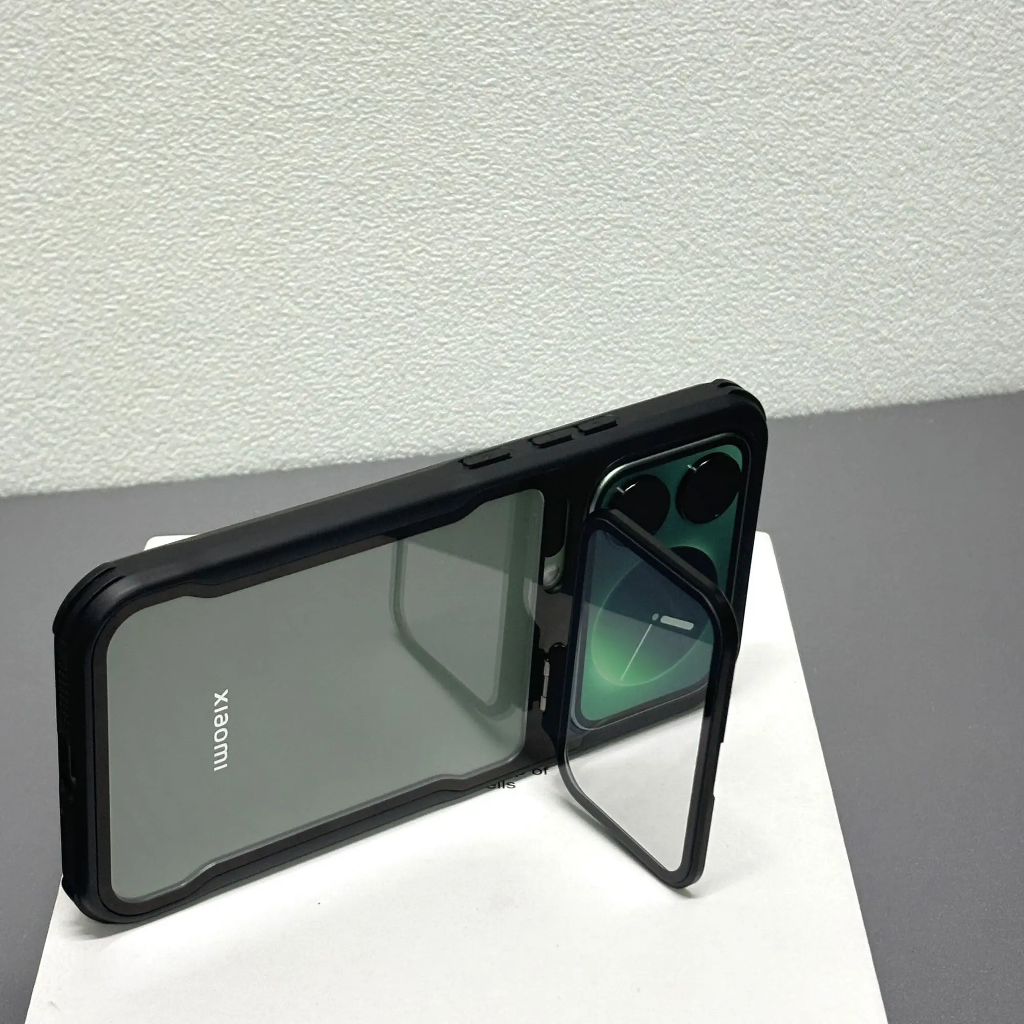 حافظة لهاتف XIAOMI 17 Pro Max غطاء حماية لعدسة الإطار المعدني الأكريليك البسيط لهاتف Xiaomi 17 Pro Max ممتص للصدمات Funda #5