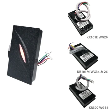 KR101E KR101M KR300 Wiegand 26 34 RFID 125Khz IC 13.56mhz 도어 액세스 제어 시스템 슬레이브 카드 리더기