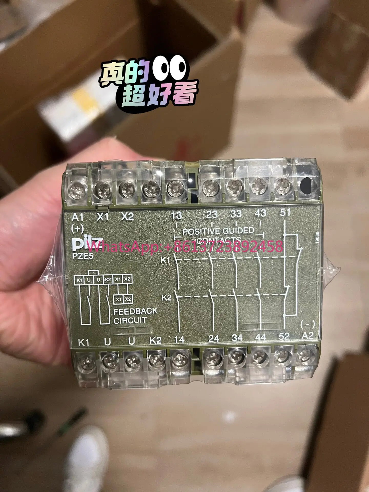 Pilz safety relay PZE5 474910 in Stock